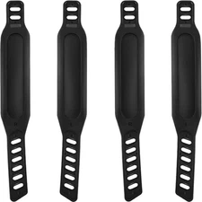 2 Pairs Exercise Bike Pedal Straps Universal Pedal Straps of 1.7 x 12 Inch for 