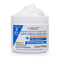42 Urea Cream for Dry Cracked Skin - Foot Hand Cream with 2 Salicylic Acid