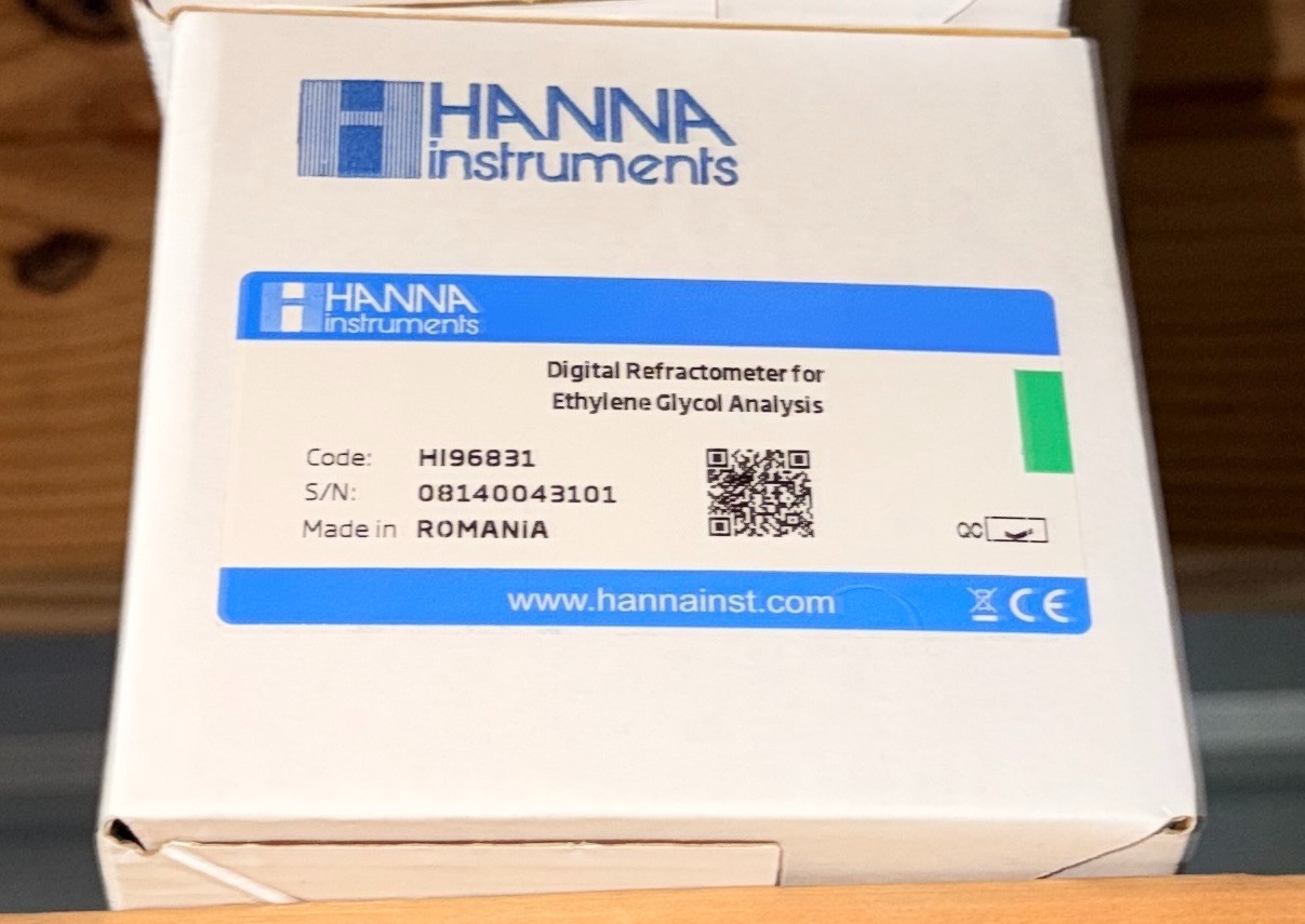 HI96831 Digital Refractometer for ethylene glycol Analysıs