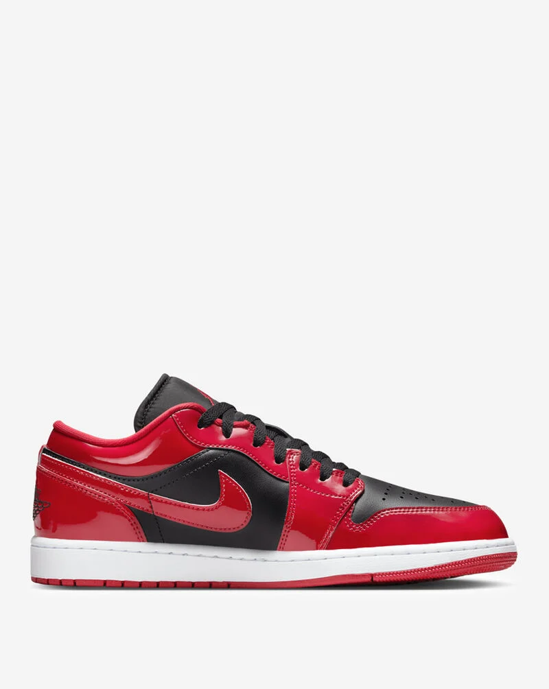 シューズ(男性用) Nike Air Jordan 1 Low Varsity Red Size 10.5 - Air Jordan 1 Low Patent Varsity Red Black for sale