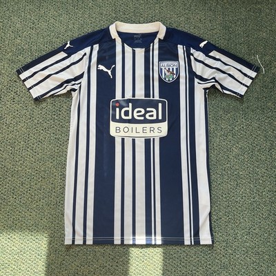West Bromwich Albion Trikot 2020 2021 Shirt Small weiß blau Home Football Kit
