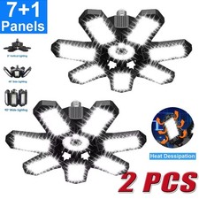 2Pack LED Garage Light 12000000LM Super Bright Shop Ceiling Bulb Lamps US STOCK