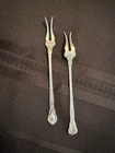Chantilly by Gorham 2 Olive or Pickle Fork, Butter Pick Sterling Silver