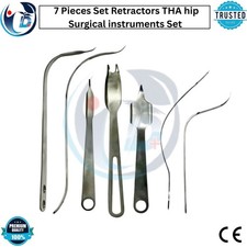 Retractors THA hip instruments Set Surgical instruments Set of 7 Pieces