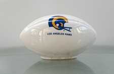 Vintage 1970&rsquo;s Los Angeles Rams Football Ceramic Piggy Bank USA