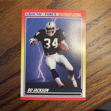 Bo Jackson 1990 Score Ground Force Insert #330 Oakland Raiders F3