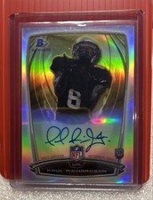 2014 Bowman - Rookie Chrome Refractor Autograph Paul Richardson #44 (AU, RC)