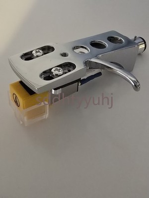 Audio TECHNICA AT91 + Chrome Plated Headshell With Silver Litz Wires Pre Mounted