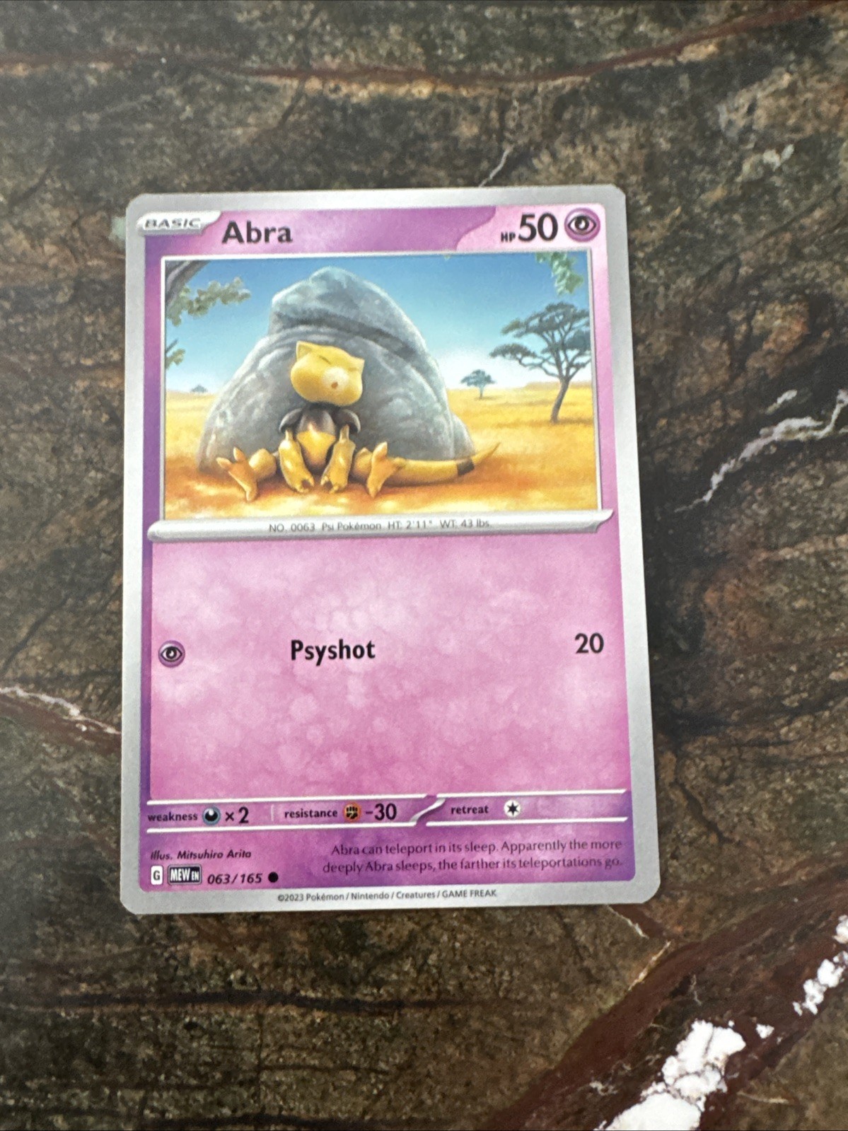 Abra 063/165 Sv: Scarlet & Violet 151 Regular