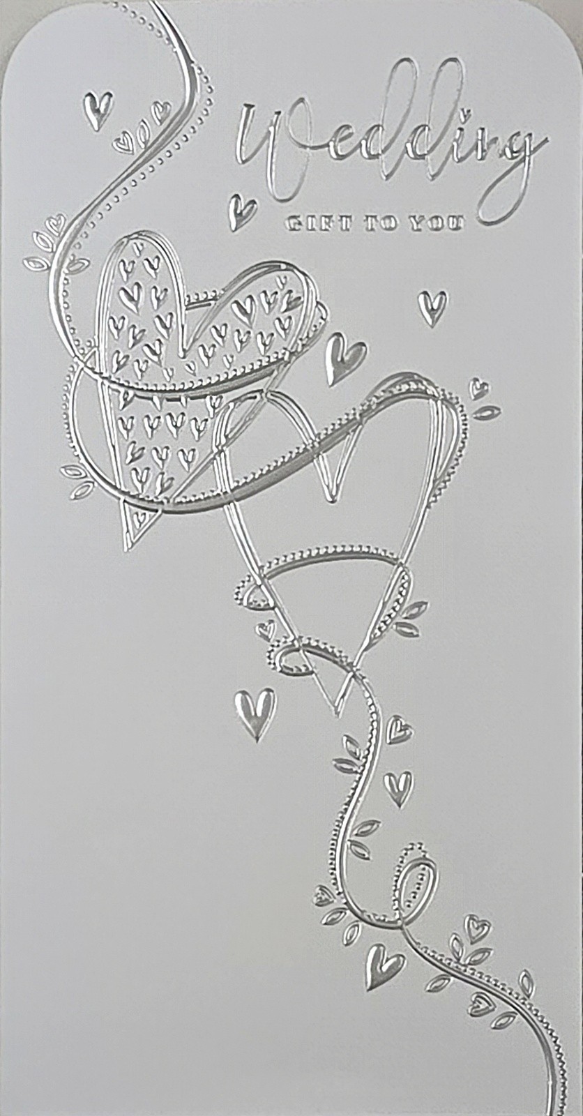 A Wedding Gift To You Money Note Wallet Gift Card Envelope With Love Silver Foil