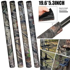 4Pcs 19.6"X5.3" Tree Stand Rail Pads Waterproof Shooting Rail Pads -Timber Camo