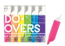 Do-Overs Erasable Highlighters (Set of 6)
