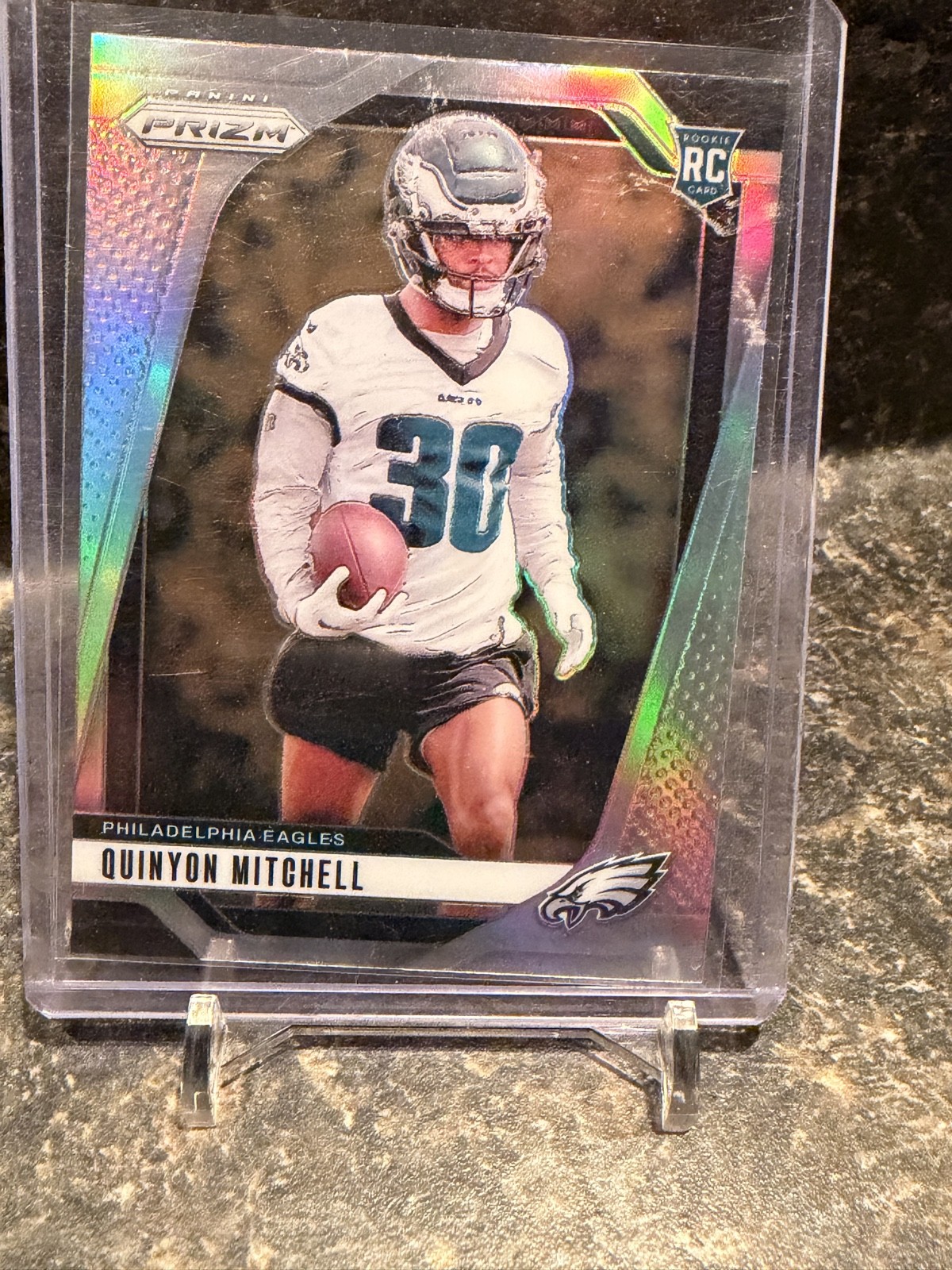 2024 Panini Prizm - Rookies Quinyon Mitchell #381 Silver Prizm (RC)