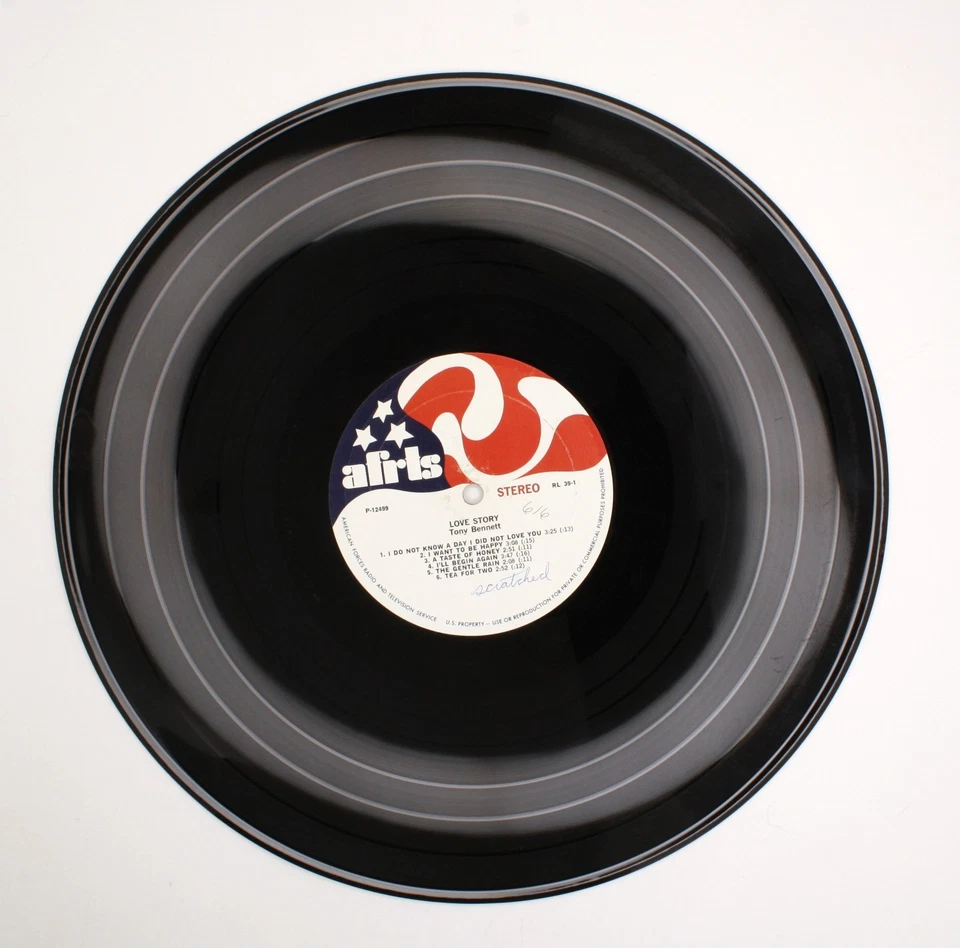 1971 AFRTS Tony Bennett Johnny Mathis Love Story Armed Forces Transcription - Image 3 of 4