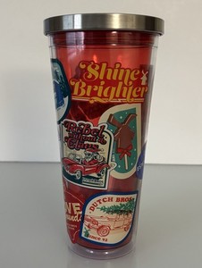 Dutch Bros Holiday Tumbler 2024 Sticker Art Limited Edition 24oz Cup with Lid