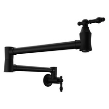 Anzzi KF-AZ259 Marca 4 GPM Wall Mounted 1 Hole Pot Filler - Black