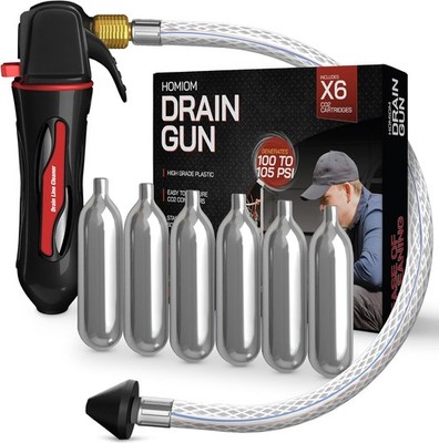 AC Drain Line Cleaner Tool With Flexible Hose Pipe For HVAC Clogs 