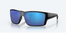 COSTA DEL MAR Reefton PRO Sunglasses Black w/ Blue Mirror Polarized Glass Lens