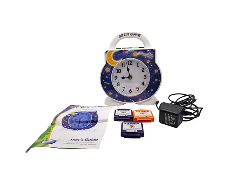My Tot Clock Toddler Sleep Clock Alarm Light with 3 Cartridges And Power Cord