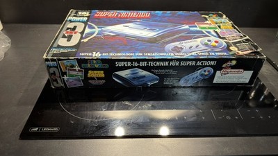 SNES Power Set 3 Super Nintendo OVP - Konsole + 3 Spiele 