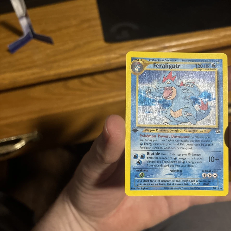 Feraligatr 1st Edition (5/111) Neo Genesis Holo Rare Pokémon LP+ 1st Edition - Image 3 of 3