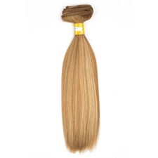Bohyme Silky Straight Machine-Tied Weft Human Hair 22" Color D14/24.