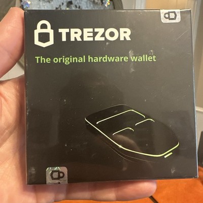 Trezor One Hardware Wallet - Black - SEALED - Original - Brand New