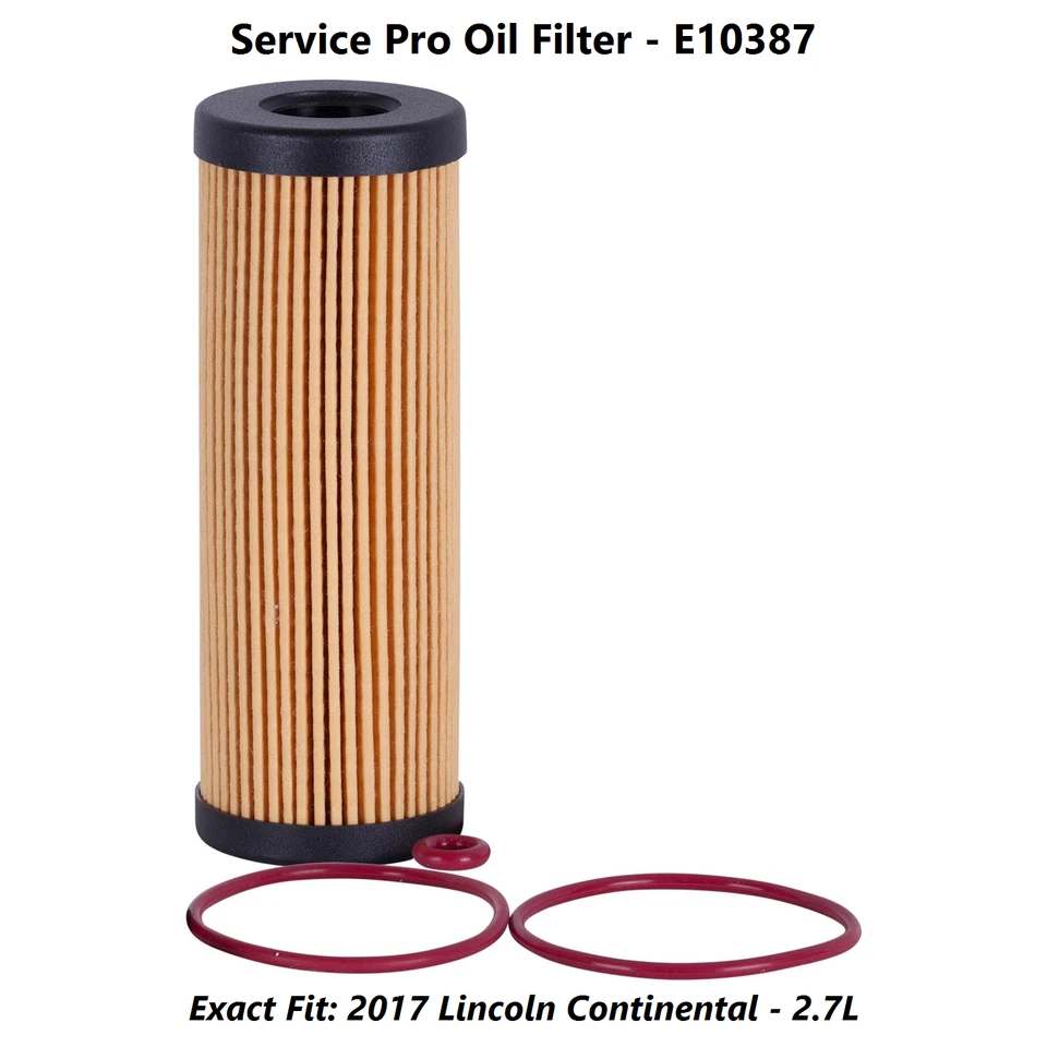 2017 Lincoln Continental 2.7L Complete Cabin, Air & Oil Filter Kit (5W-30) - Image 3 of 4