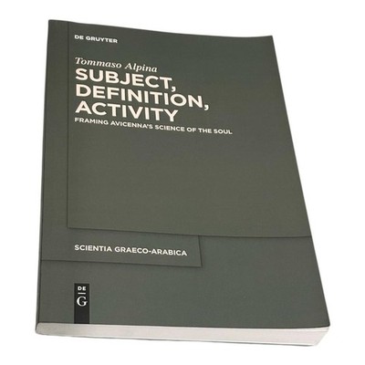 Subject Definition Activity Avicenna Soul Alpina De Gruyter Green Trade PB 2022