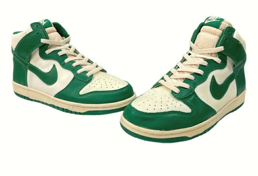 NIKE 08 DUNK HIGH VINTAGE PINE GREEN Dunk High Vintage Pine Green Green White