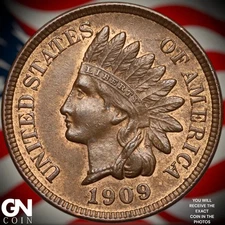 1909 Indian Head Cent Penny B1270