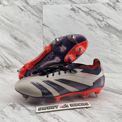 Adidas Predator Elite SG Grey Black Soccer Cleats ID0913 Men s Size 6.5