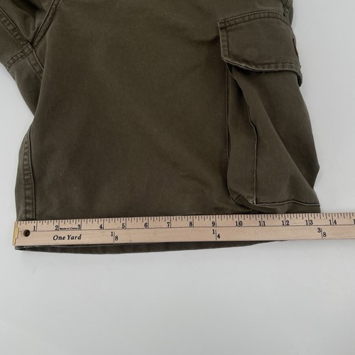 Polo Jeans Co 1967 Ralph Lauren Green Military Baggy Cargo Shorts Mens Size 36 - Picture 10 of 15
