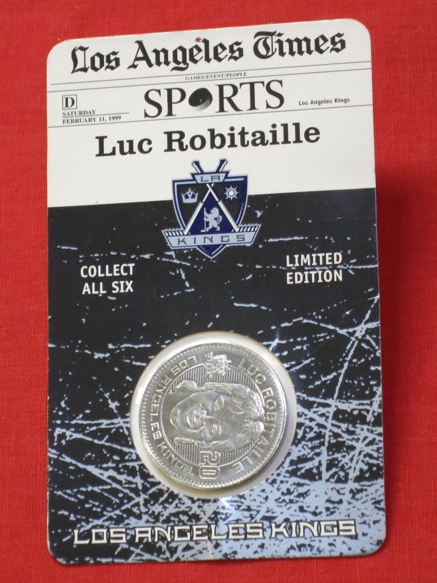 LUC ROBITAILLE- LIMITED ED 1999 COMMEMORATIVE COIN-SEALED / LOS ANGELES  KINGS | eBay