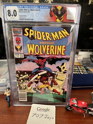 Spider-Man Vs. Wolverine #1 Newsstand CGC 8.0
