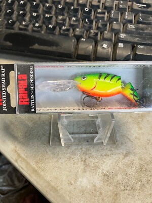 Rapala Jointed Shad Rap Suspending Crankbait JSR-5 FIRETIGER 1/4oz 13 feet Deep
