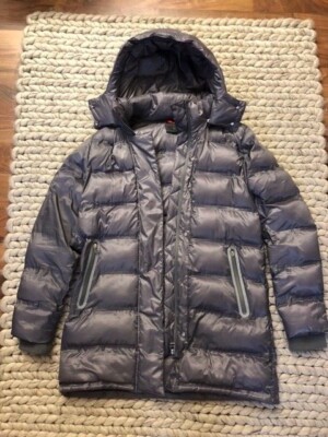 IQ Berlin - Damen Steppmantel/Wintermantel, Gr. 38, grau - fast neu