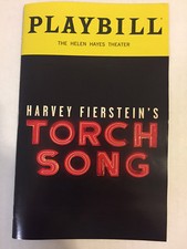 TORCH SONG PLAYBILL BOOK THEATRE NEW YORK JANUARY 2019 MICHAEL URIE