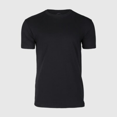 True Classic Crew Neck Tee T Shirt BLACK / MEDIUM