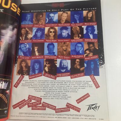 Hit Parader Magazine September 1992 Axl Rose & James Hetfield w
