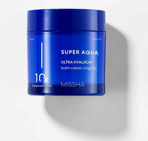 2 x Crema bálsamo hialrón MISSHA Super Aqua Ultra 70 ml de Corea Foto 2 de 3
