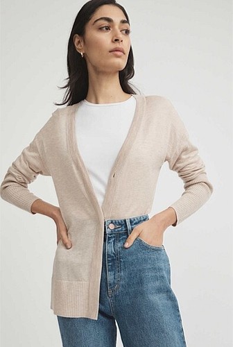 NEW Witchery Button Knit Merino Wool 