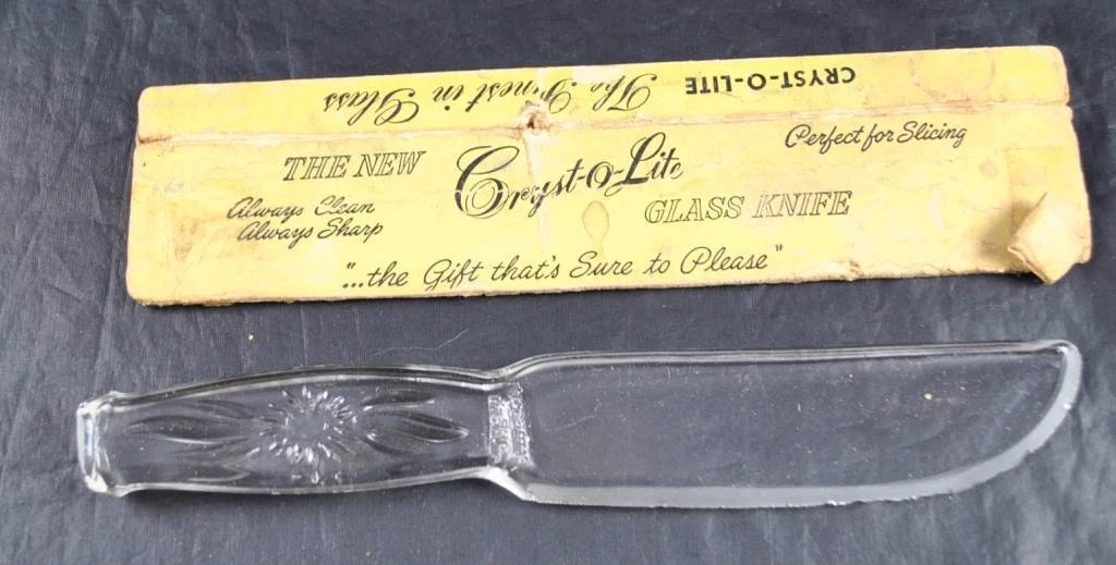 Vintage Glass Knife