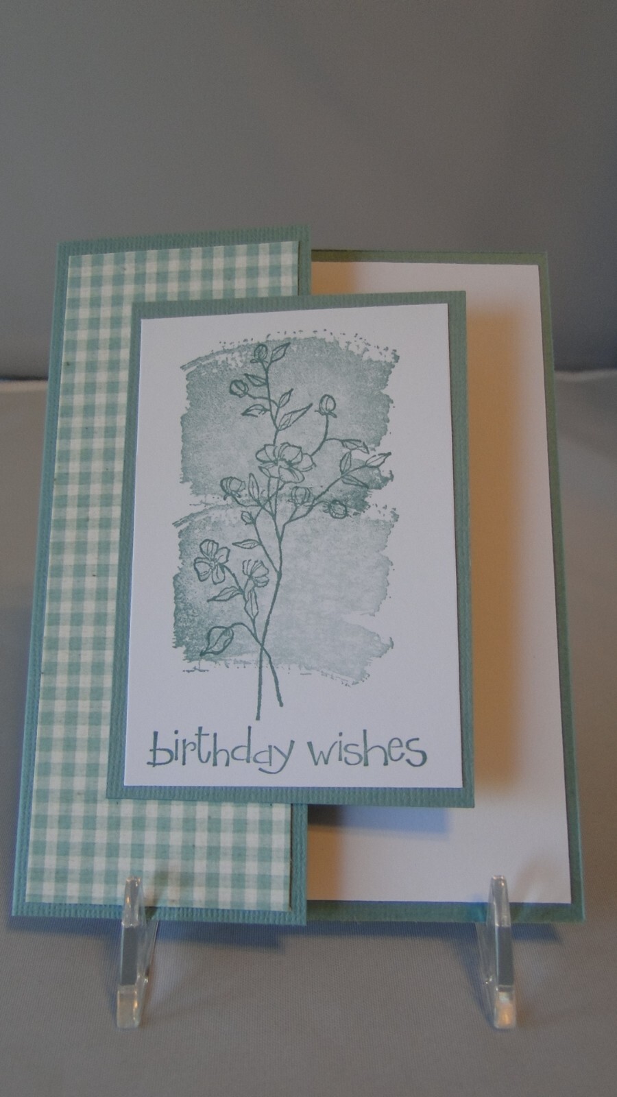 Stampin Up Card Kit Set Of 4 "Happy Birthday" cards #26a - Lost Lagoon ...