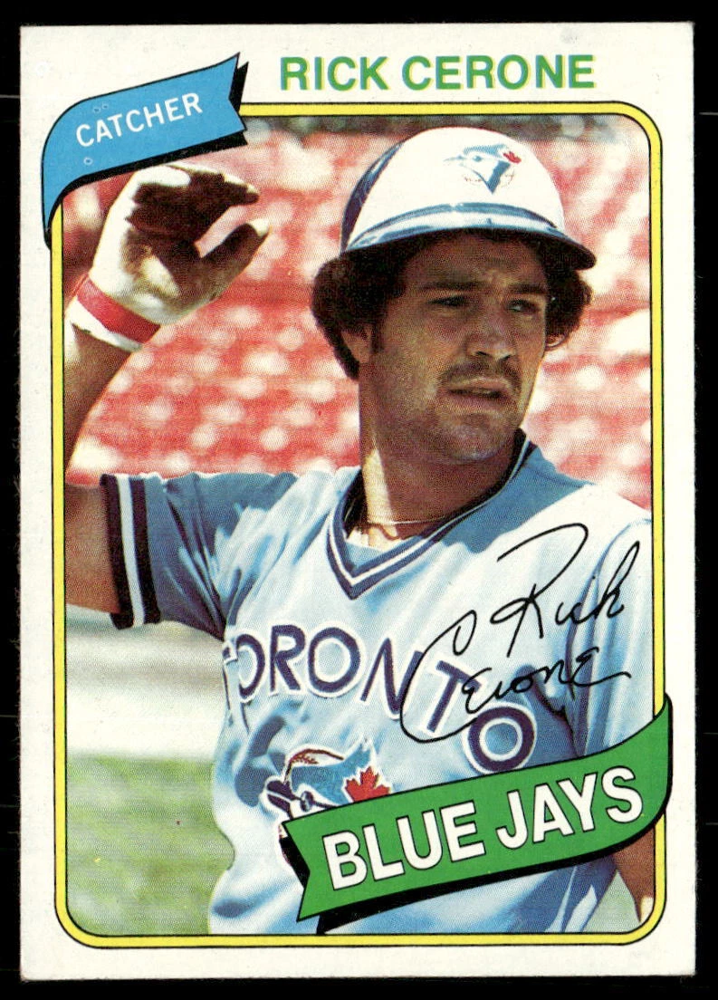 Rick Cerone 1980 Topps #591 Toronto Blue Jays Baseball Card