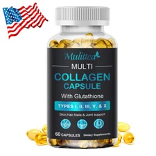 Collagen Vitamin Capsules For Skin,Hair,Nail Health Premium Collagen Supplement