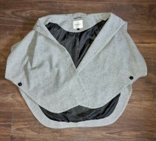 Paraphrase Grey Cape Coat. Size 12-14 Uk.