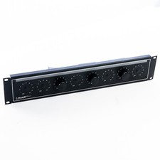 Lowell LVC8PID2 Rack Panel-Volume Control-2U loaded with 3 Mono Attenuators