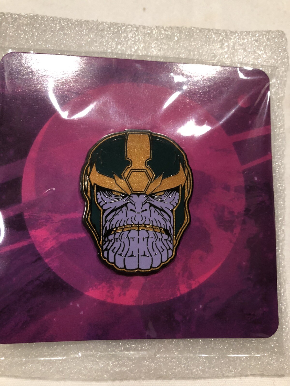 Marvel Thanos Lapel Pin Avengers Infinity War Free Ship in USA Lootcrate Excl.