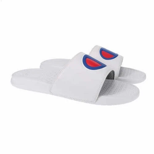 Champion Unisex Men and Women s Super Slide Sandals White 6M